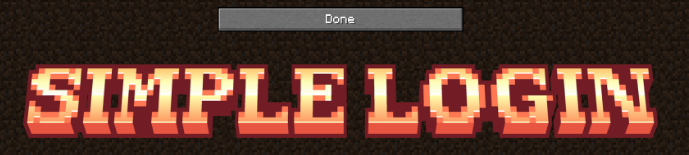 Simple Login для Майнкрафт [1.21.11, 1.21.8, 1.21.7]