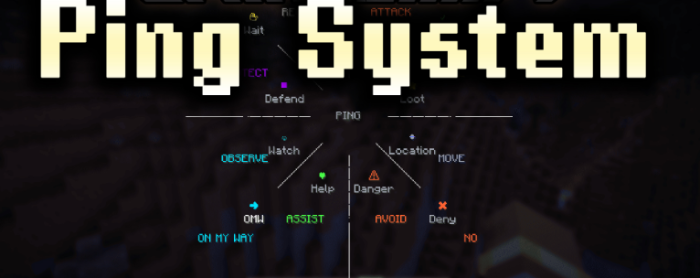 Ping System для Майнкрафт [26.1.1, 1.21.11]