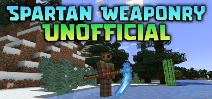 Spartan Weaponry Unofficial для Майнкрафт [1.21.1, 1.21]