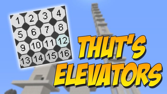 Thutmose’s Elevators для Майнкрафт [1.21.1, 1.21, 1.19.2]