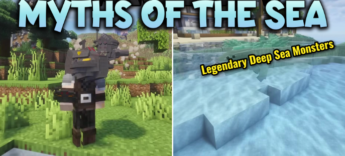 Myths of the Sea для Майнкрафт [1.21.1, 1.21, 1.20.1]