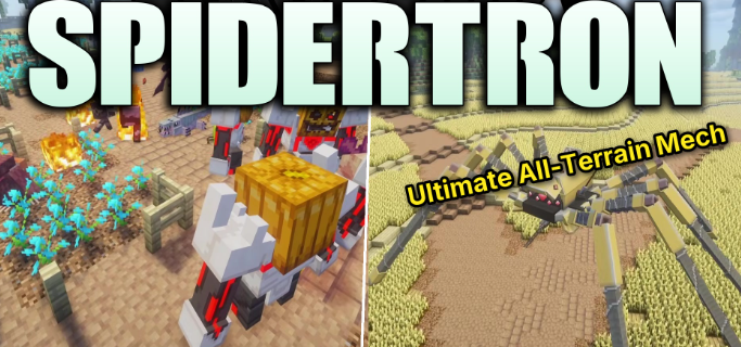 Spidertron для Майнкрафт [1.21.1, 1.21]
