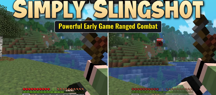 Simply Slingshot для Майнкрафт [26.1.2, 26.1.1, 26.1]
