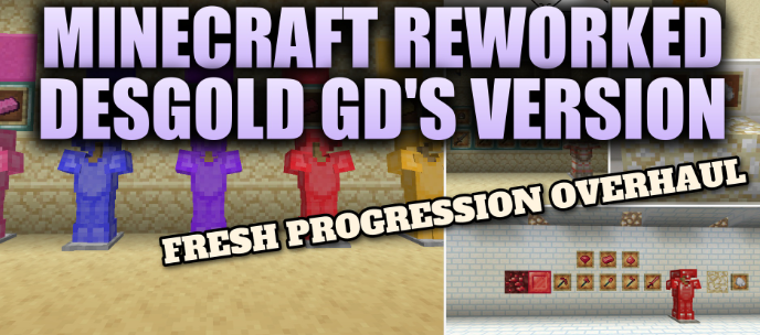 Reworked Desgold Gd’s Version для Майнкрафт [26.1.2, 26.1.1, 26.1]