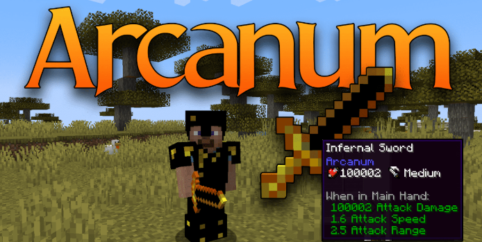 Arcanum для Майнкрафт [26.1.2, 26.1.1, 26.1]
