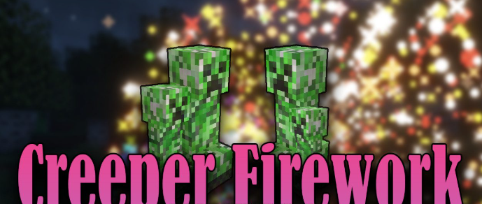 Creeper Firework для Майнкрафт [26.1.2, 26.1.1, 26.1]