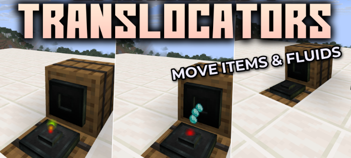 Translocators для Майнкрафт [26.2, 26.1.2]