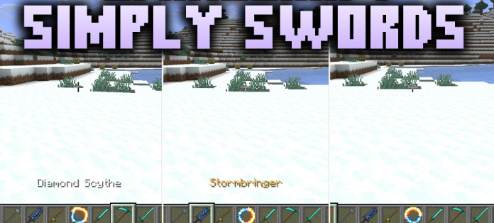Simply Swords для Майнкрафт [26.2, 26.1.2]