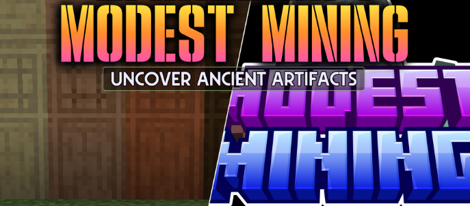 Modest Mining для Майнкрафт [1.21.1, 1.21]