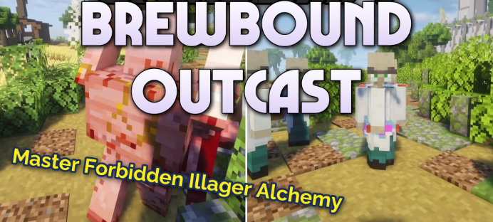Brewbound Outcast для Майнкрафт [1.20.1, 1.20]