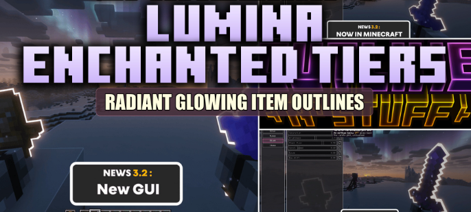 Lumina Enchanted Tiers для Майнкрафт [26.2, 26.1.2]