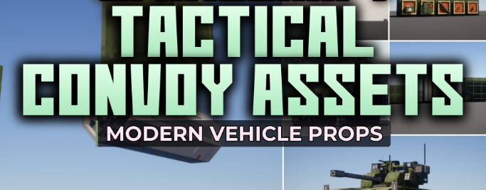 Tactical Convoy Assets для Майнкрафт [1.21.1, 1.21]