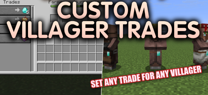 Custom Villager Trades для Майнкрафт [26.2, 26.1.2]