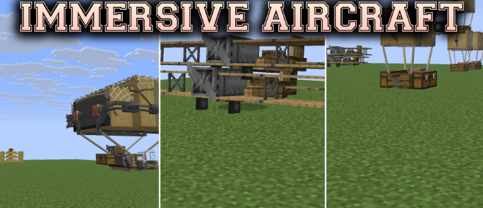 Immersive Aircraft для Майнкрафт [26.2, 26.1.2]