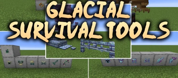 Glacial Survival Tools для Майнкрафт [1.21.11, 1.21.10, 1.21.9]