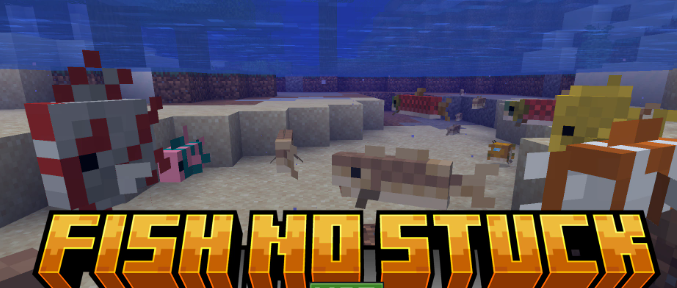Fish No Stuck для Майнкрафт [26.3, 26.2]