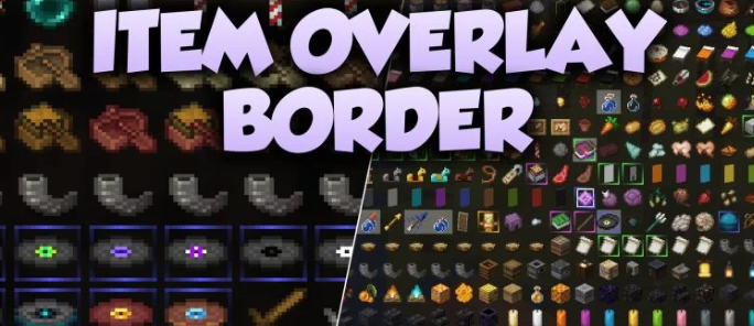 Item Overlay Border для Майнкрафт [1.20.1, 1.20]