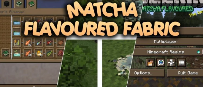Matcha Flavoured Fabric для Майнкрафт [26.3, 26.2]