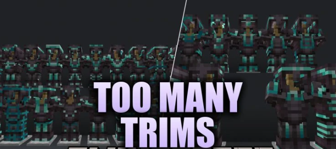 Too Many Trims для Майнкрафт [1.21.4, 1.21.3]