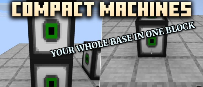 Compact Machines для Майнкрафт [26.3, 26.2]